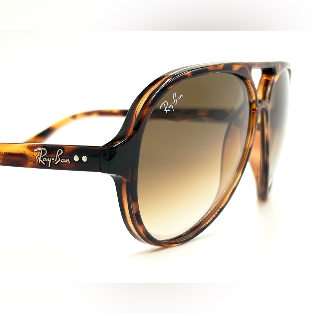 Ray-Ban RB4125 Sunglasses Aviators Havana 710/51 59/140 w/ Case & Original Box - Picture 6 of 16